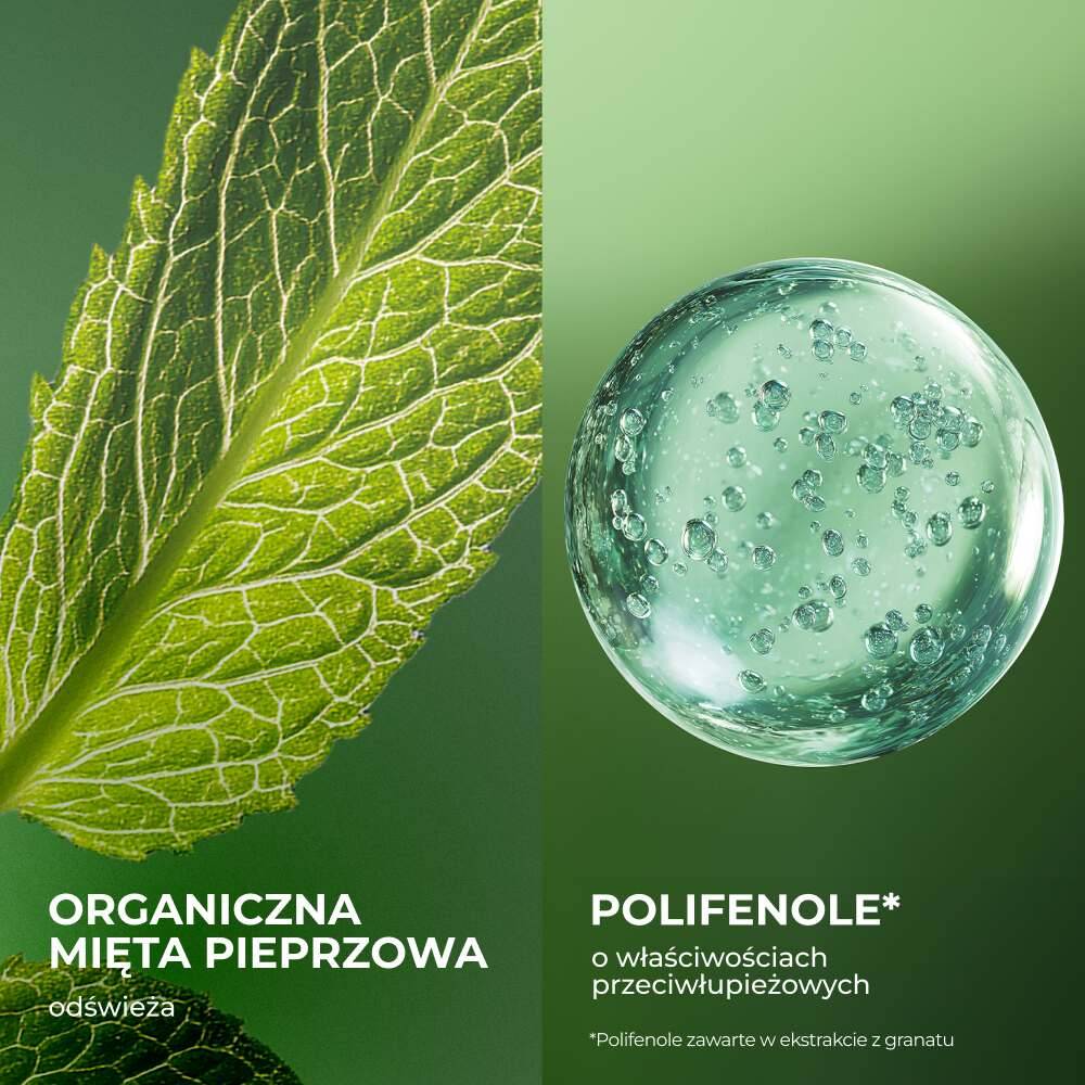 Szampon przeciwłupieżowy z miętą pieprzową bio uzupełniacz 600 ml