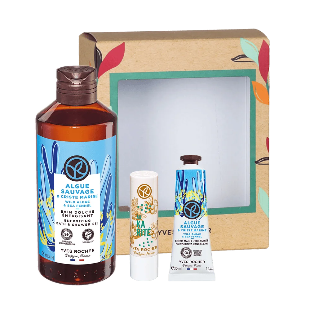 Zestaw 3 produktów Dzika alga & Koper morski z pudełkiem