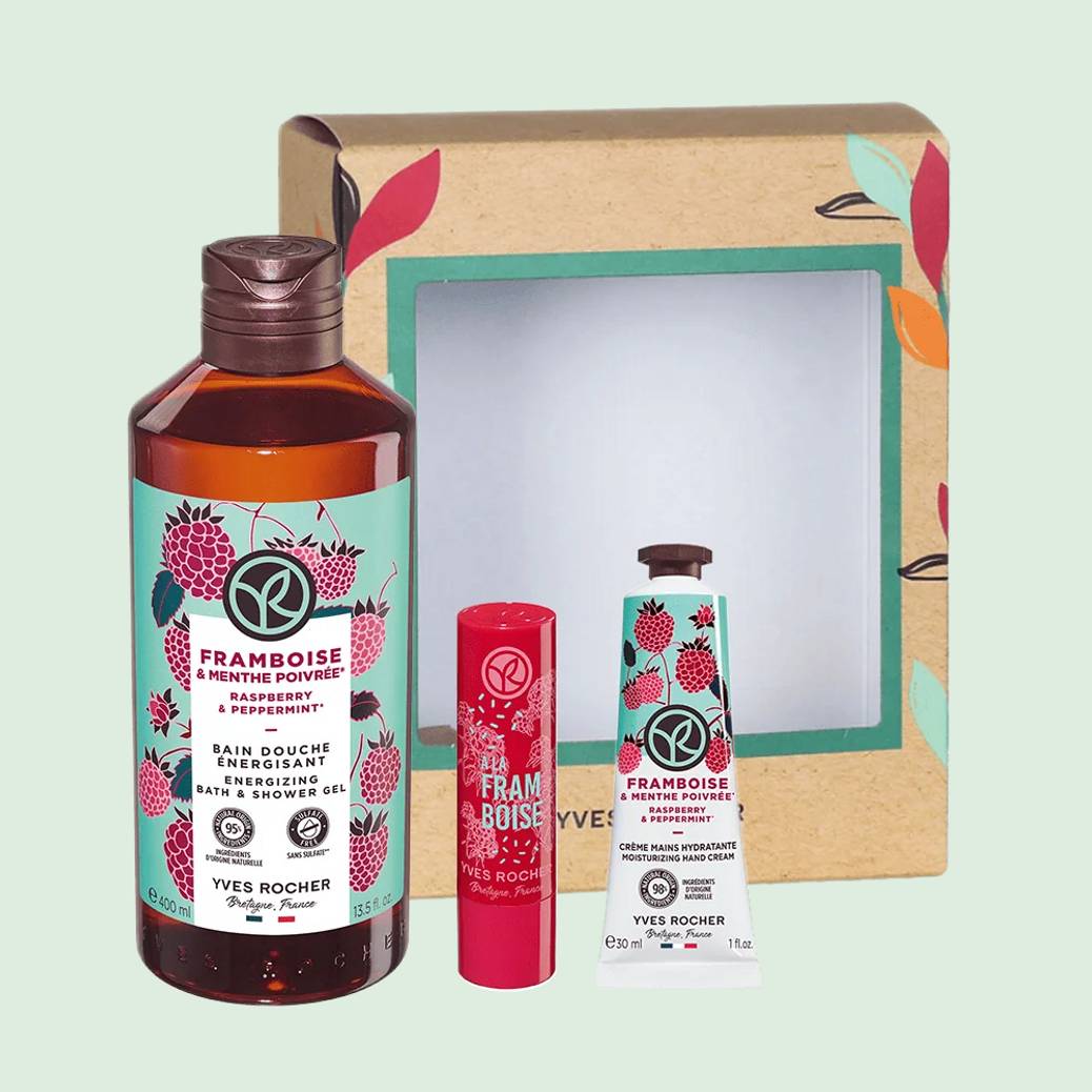 Zestaw 3 produktów Malina & Mięta