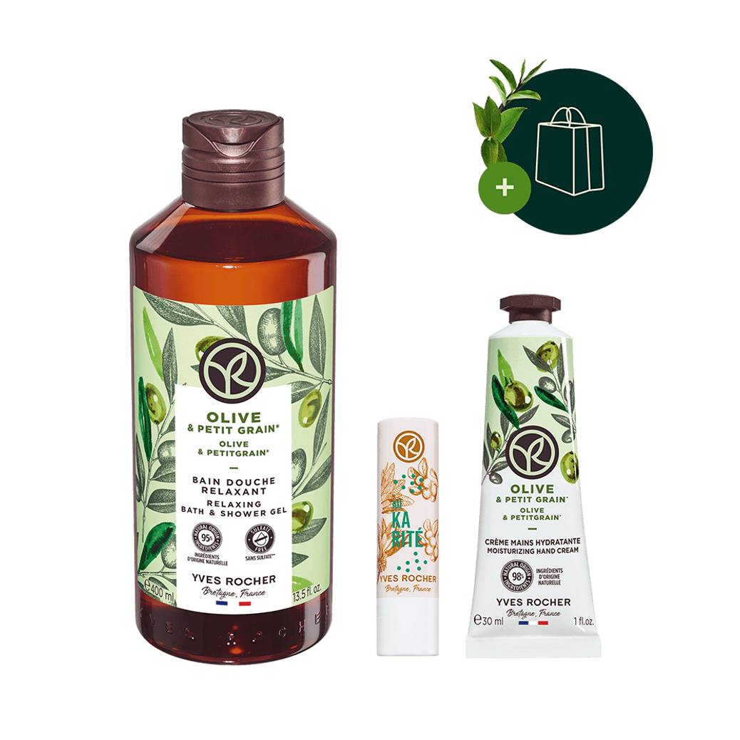 Zestaw 3 produktów Oliwka & Petit grain